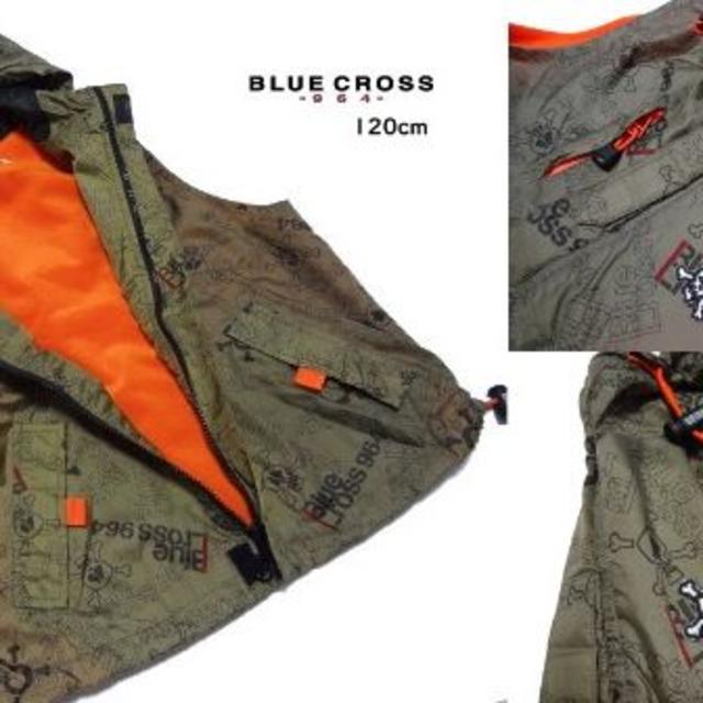 bluecross(ブルークロス)の■BLUE CROSS/ブルークロス■キッズ120cm 美品♪薄手パーカーベスト キッズ/ベビー/マタニティのキッズ服男の子用(90cm~)(ジャケット/上着)の商品写真