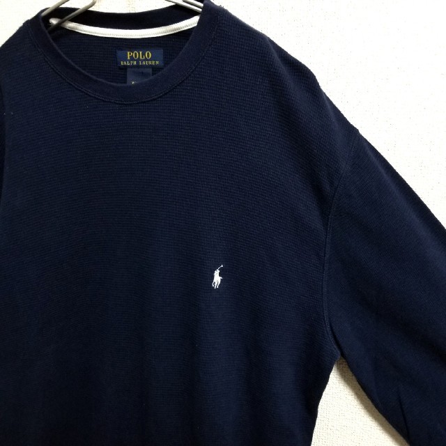 POLO RALPH LAUREN(ポロラルフローレン)のPolo Ralph Lauren 刺繍ロゴ サーマルカットソー メンズのトップス(Tシャツ/カットソー(七分/長袖))の商品写真