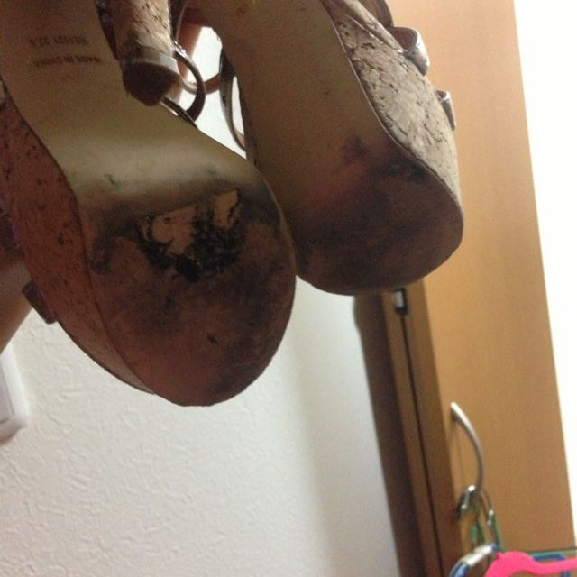 R&E(アールアンドイー)のＲ＆Ｅ厚底サンダル👡 レディースの靴/シューズ(サンダル)の商品写真
