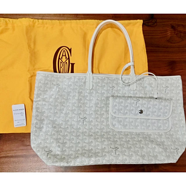 GOYARD(ゴヤール)の(辛口コーディネーター様専用)ゴヤール サンルイ PM トート ホワイト レディースのバッグ(トートバッグ)の商品写真