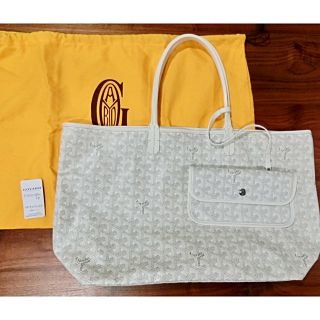 ゴヤール(GOYARD)の(辛口コーディネーター様専用)ゴヤール サンルイ PM トート ホワイト(トートバッグ)