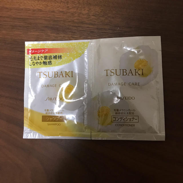 SHISEIDO (資生堂)(シセイドウ)のTSUBAKI シャンプーコンディショナー サンプル コスメ/美容のキット/セット(サンプル/トライアルキット)の商品写真