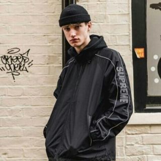 シュプリーム(Supreme)の定価以下 supreme striped logo windbreaker (ナイロンジャケット)