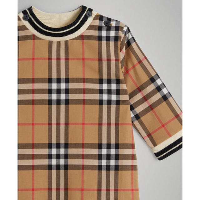 BURBERRY(バーバリー)のベビー バーバリー 新作 70 ロンパース キッズ/ベビー/マタニティのベビー服(~85cm)(ロンパース)の商品写真