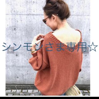 ドゥーズィエムクラス(DEUXIEME CLASSE)のシンモン様専用☆TWINS FLORENCE V KNIT(ニット/セーター)