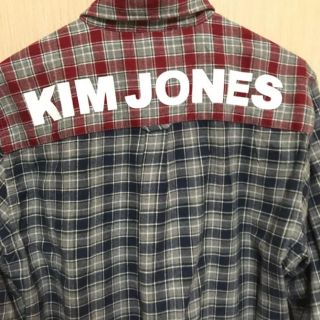 キムジョーンズ(KIM JONES)のkumi様専用☆GUチェックシャツ新品未使用タグ付き(シャツ)