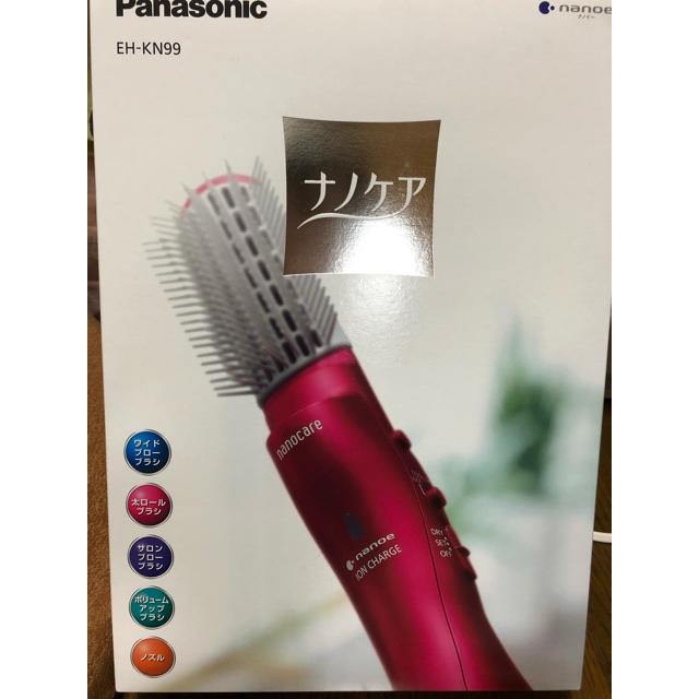 Panasonic EH-KN99の通販 by ma＊i's shop｜パナソニックならラクマ - くるくるドライヤー ナノケア 在庫人気