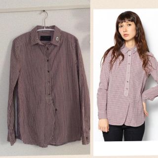 ドットアンドストライプスチャイルドウーマン(Dot&Stripes CHILDWOMAN)のギンガムチェックシャツ♡(シャツ/ブラウス(長袖/七分))