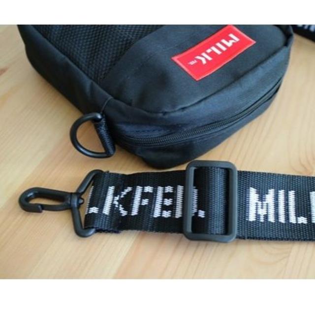 MILKFED.(ミルクフェド)のmini 3月 付録 ミルクフェド　ロゴストラップ付きショルダーBAG エンタメ/ホビーの雑誌(ファッション)の商品写真