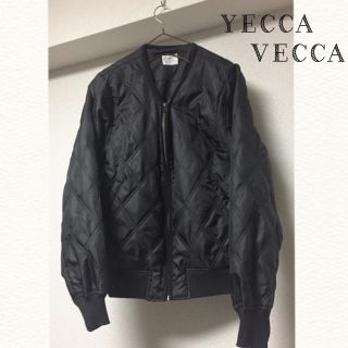 イェッカヴェッカ(YECCA VECCA)のＶネック 中綿 キルティングブルゾン(ブルゾン)