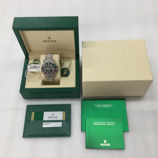 ROLEX(ロレックス)のだーだ様専用です。その他の方は購入をお控え下さい。ロレックス GMTマスターⅡ  メンズの時計(腕時計(アナログ))の商品写真