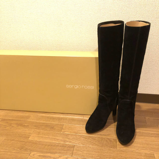 ブーツGIANVITO ROSSI ブーツ VERY 申真衣着用 入手困難37 新品 - ブーツ