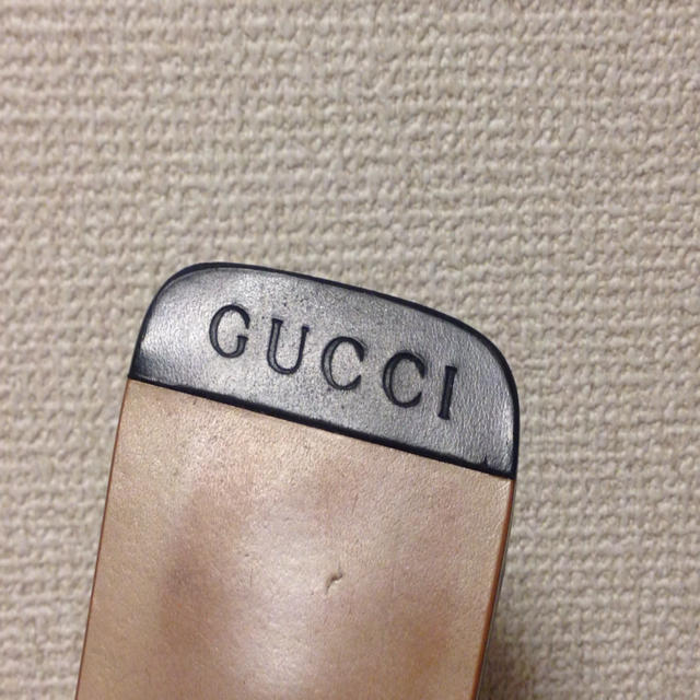 Gucci(グッチ)のGUCCIグッチレザーサンダル361/2 レディースの靴/シューズ(サンダル)の商品写真