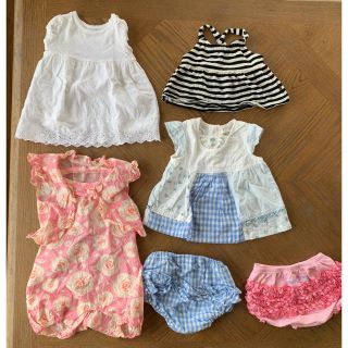 ベビーギャップ(babyGAP)のROISE様専用 ベビー 夏服セット  60cm、70cm(ワンピース)