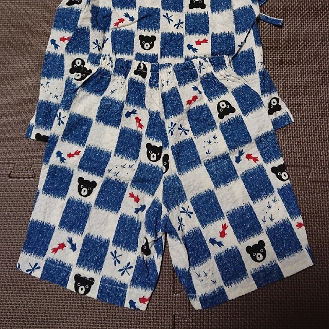 DOUBLE.B(ダブルビー)のミキハウス☆ダブルB☆甚平 キッズ/ベビー/マタニティのキッズ服男の子用(90cm~)(甚平/浴衣)の商品写真