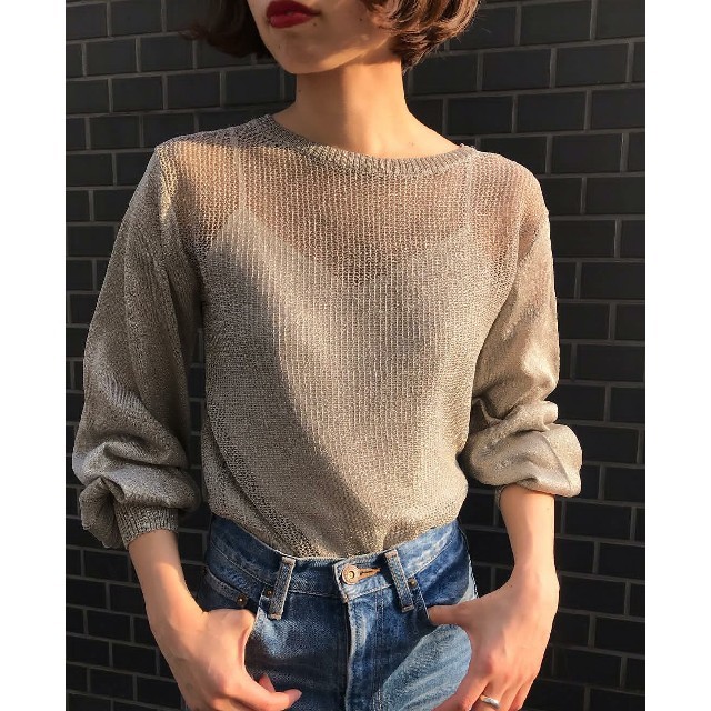 Ameri VINTAGE(アメリヴィンテージ)の新品タグ アメリヴィンテージ SPARKLE LAME KNIT レディースのトップス(ニット/セーター)の商品写真