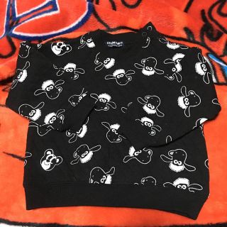 ひつじのショーン 黒 90(Tシャツ/カットソー)