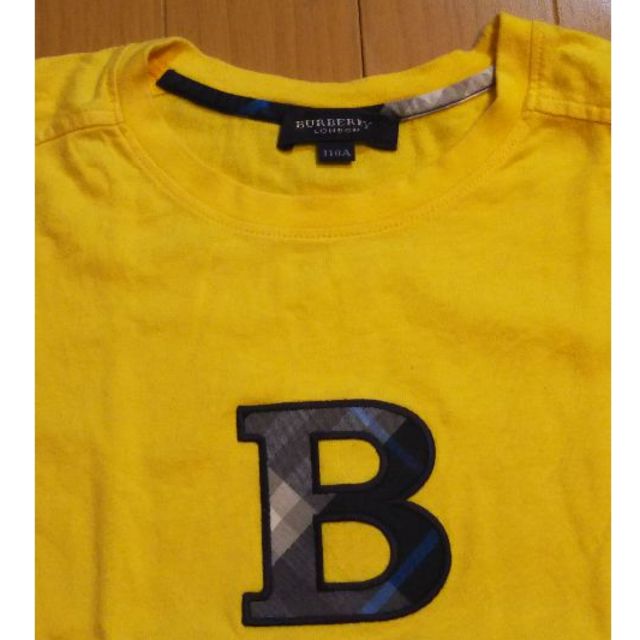 BURBERRY(バーバリー)のBURBERRY Tシャツ 110㎝ イエロー キッズ/ベビー/マタニティのキッズ服男の子用(90cm~)(Tシャツ/カットソー)の商品写真