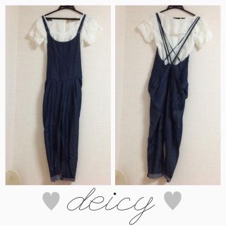 デイシー(deicy)のdeicy♡デニムオーバーオール(サロペット/オーバーオール)