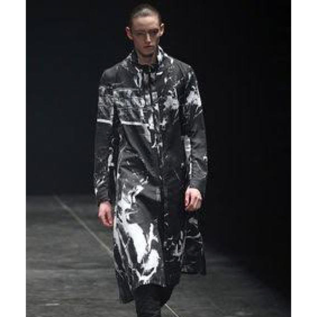 オーバーのアイテム取扱☆ JULIUS 20SS ノーカラー 比翼 コート 3 ai