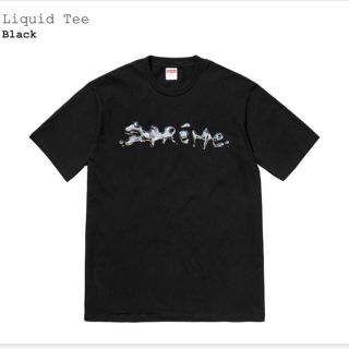 シュプリーム(Supreme)の【新品】supreme Liquid Tee black M サイズ(Tシャツ/カットソー(半袖/袖なし))