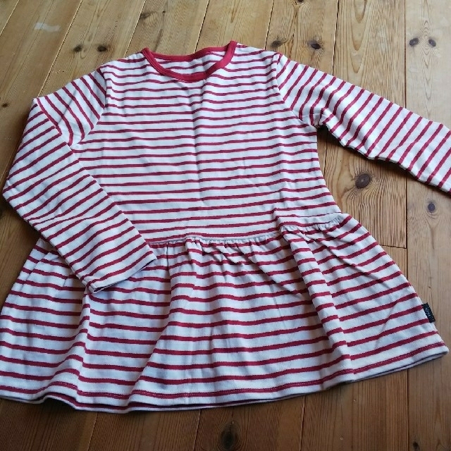 ☆きよchanママ☆様専用 ペプラムチュニック2点 キッズ/ベビー/マタニティのキッズ服女の子用(90cm~)(Tシャツ/カットソー)の商品写真