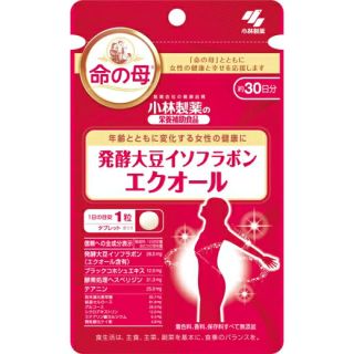 コバヤシセイヤク(小林製薬)の小林製薬 　発酵大豆イソフラボン　エクオール　30粒　30日分×2袋(その他)