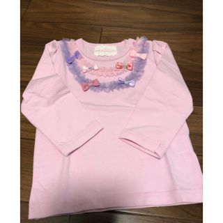 メゾピアノ(mezzo piano)のパンパンチュチュ ロンTシャツ未使用80値下げ(Ｔシャツ)