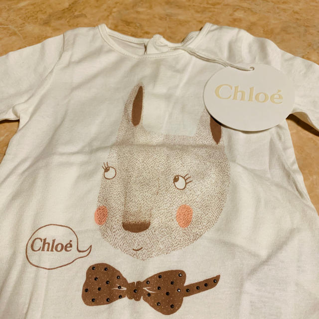 Chloe(クロエ)のクロエ ロンパース 新品未使用タグ付き キッズ/ベビー/マタニティのベビー服(~85cm)(ロンパース)の商品写真