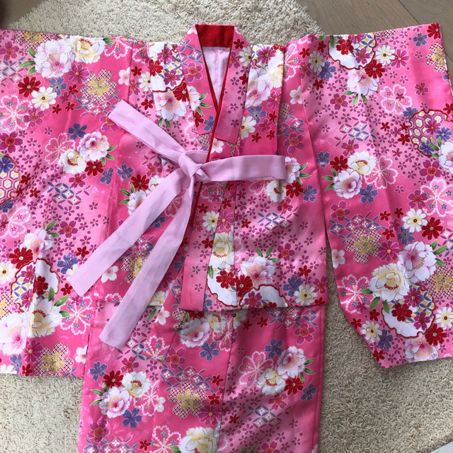 盛夏SALE❣️七五三⭐︎３歳被布セット キッズ/ベビー/マタニティのキッズ服女の子用(90cm~)(和服/着物)の商品写真