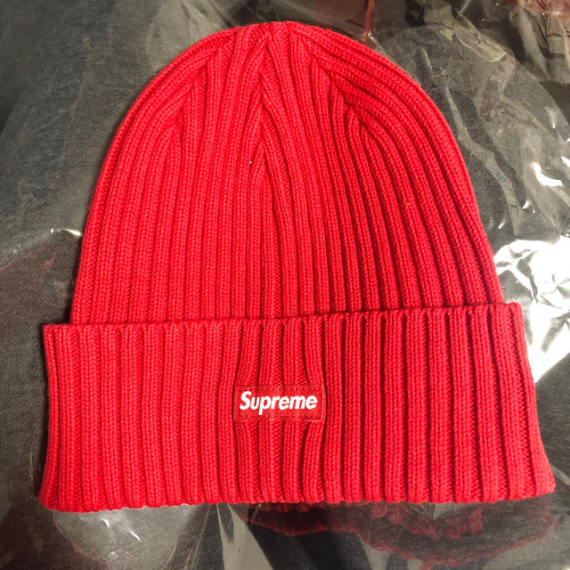 メンズsupreme 2019SS beanie red