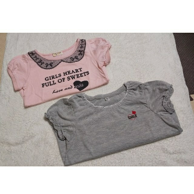 Tシャツ セット 90 キッズ/ベビー/マタニティのキッズ服女の子用(90cm~)(Tシャツ/カットソー)の商品写真