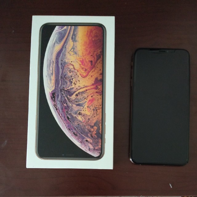 iPhoneXS MAX256GB ゴールドsimフリー