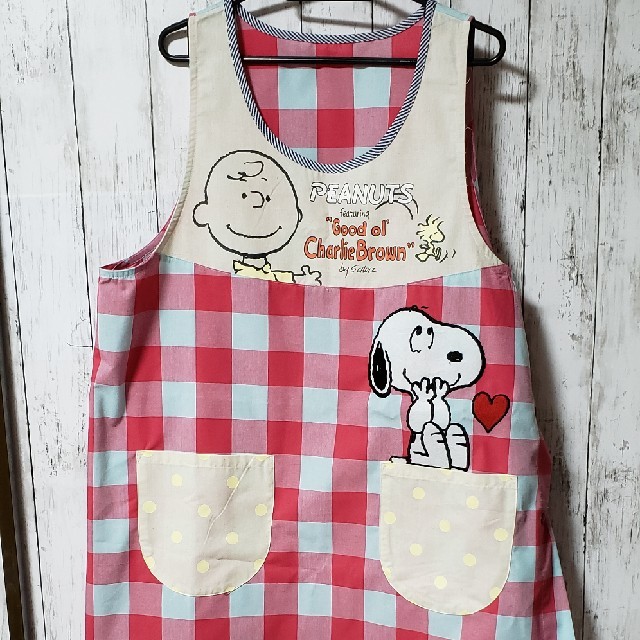 SNOOPY(スヌーピー)の新品、未使用、3L～4L スヌーピー　エプロン　 レディースのレディース その他(その他)の商品写真