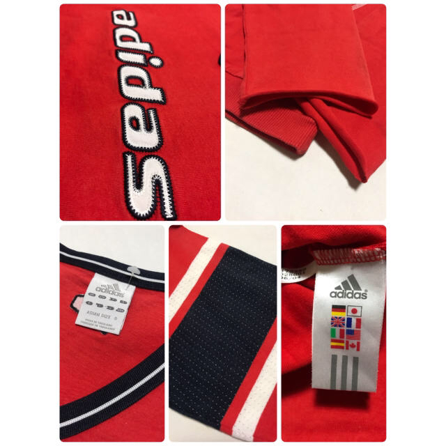 adidas(アディダス)のadidas ロングスリーブ スウェット トレーナー 90s 復刻チア  レディースのトップス(Tシャツ(長袖/七分))の商品写真