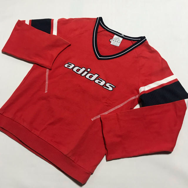 adidas(アディダス)のadidas ロングスリーブ スウェット トレーナー 90s 復刻チア  レディースのトップス(Tシャツ(長袖/七分))の商品写真