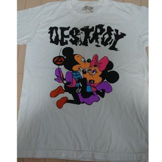 Mサイズ DESTROY ミッキーマウス ミニー Tシャツ セディショナリーズ(Tシャツ/カットソー(半袖/袖なし))