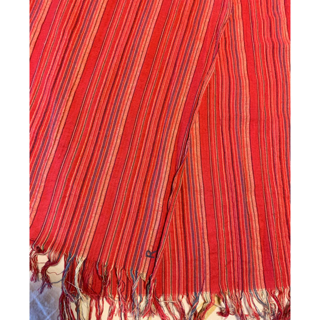 45rpm - 45rpm 赤系 マルチカラー 綿 マフラー ストール スカーフの通販 by go-show's shop｜フォーティー