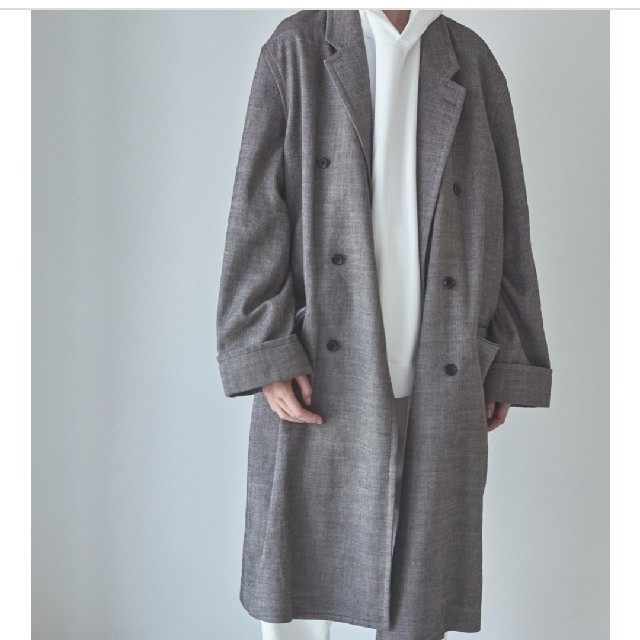 大セールLinen/Aspero Cotton Herringbone Coat