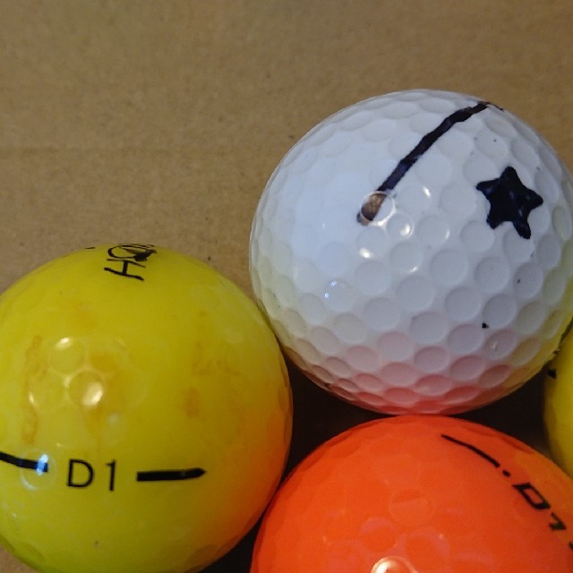 本間ゴルフ(ホンマゴルフ)の005本間ゴルフ D1 24個 ロストボール ゴルフボール スポーツ/アウトドアのゴルフ(その他)の商品写真
