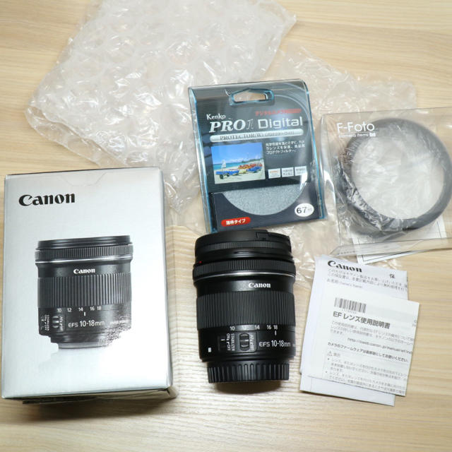 Canon EFs10-18mm F4.5-5.6 IS STM 広角レンズ - レンズ(ズーム)