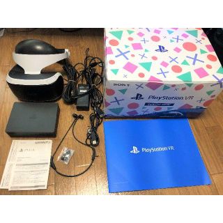 プレイステーションヴィーアール(PlayStation VR)のソフト２本付き　PlayStation VR  CUHJ-16007　(家庭用ゲーム機本体)