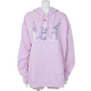 ミルクボーイ(MILKBOY)の⚠削除前セール！⚠MILKBOY PARTY CAT HOODIE パーカー(パーカー)