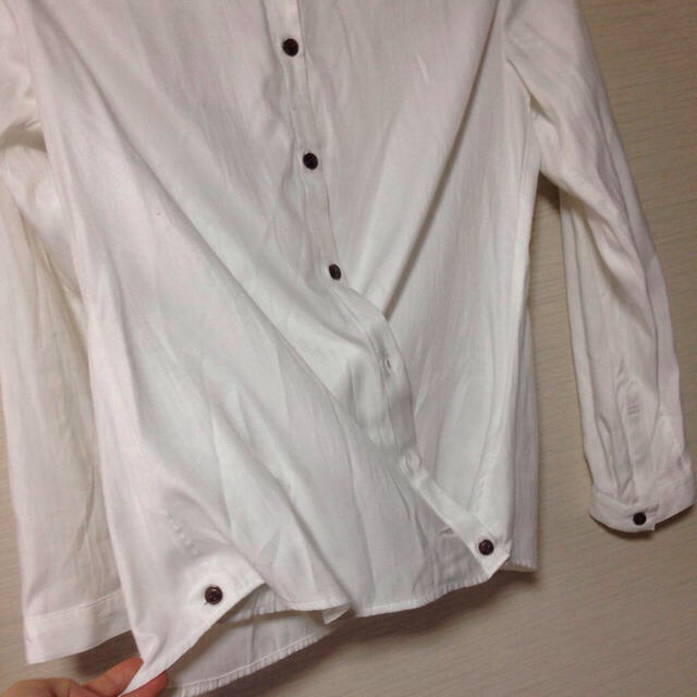 3way 白シャツ 長袖 ブラウス レディースのトップス(シャツ/ブラウス(長袖/七分))の商品写真