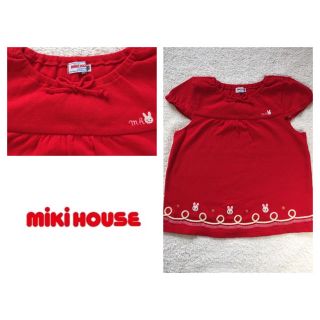 ミキハウス(mikihouse)のミキハウス ワンピース チュニック 120  美品(ワンピース)