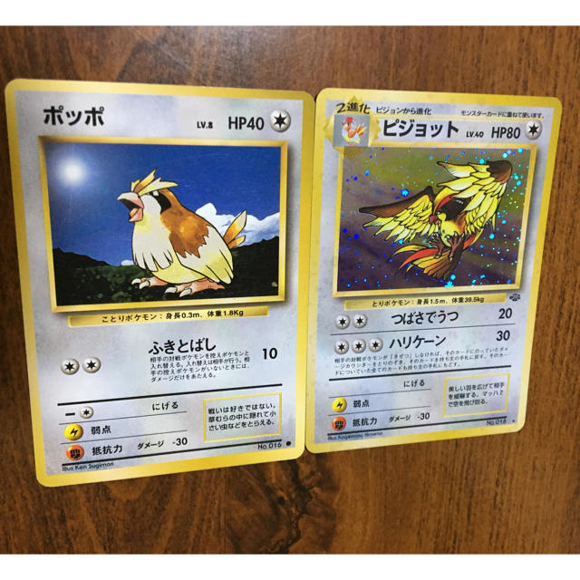 ポケモン ポッポ ピジョット ポケモンカード 旧裏 旧裏面 レア 希少 キラカードの通販 By 発送再開しました さゆ5060 ポケモンならラクマ