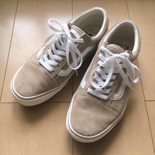 ヴァンズ(VANS)のVANS オールドスクール ベージュ 24.5(スニーカー)