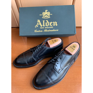 オールデン(Alden)のksk3447様専用 ALDEN 2161 ストレートチップ コードヴァン 黒(ドレス/ビジネス)