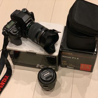 ペンタックス(PENTAX)の[値下げ]Pentax K-5、レンズ3つセット(デジタル一眼)