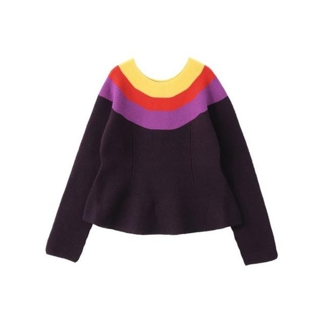 TSUMORI CHISATO(ツモリチサト)の【新品タグ付き】ツモリチサト18AW ホールガーメントボーダー長袖ニット レディースのトップス(ニット/セーター)の商品写真